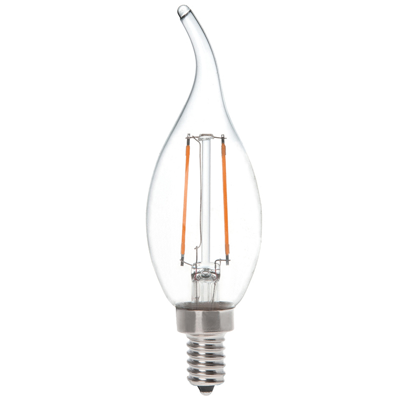 CA10 E12 2W LED Vintage Antique Filament Light Bulb, 25W Equivalent, 4-Pack, AC100-130V or 220-240V CA10 E12 2W LED Vintage Antique Filament Light Bulb, 25W Equivalent, 4-Pack, AC100-130V or 220-240V